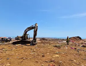 Conakry, Guinée, déchets